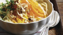 Recepta de cuina de Espagueti amb verdures